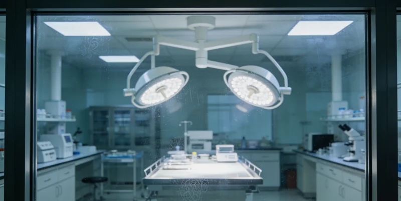 专业实验室内部，技术人员操作精