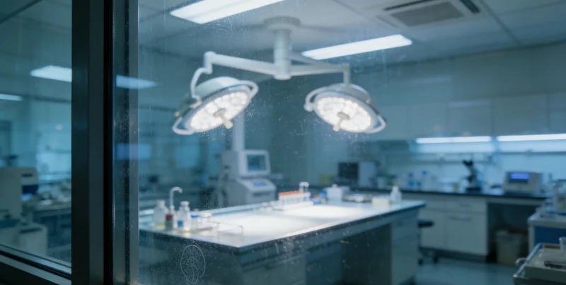 实验室技术人员正在操作高通量测