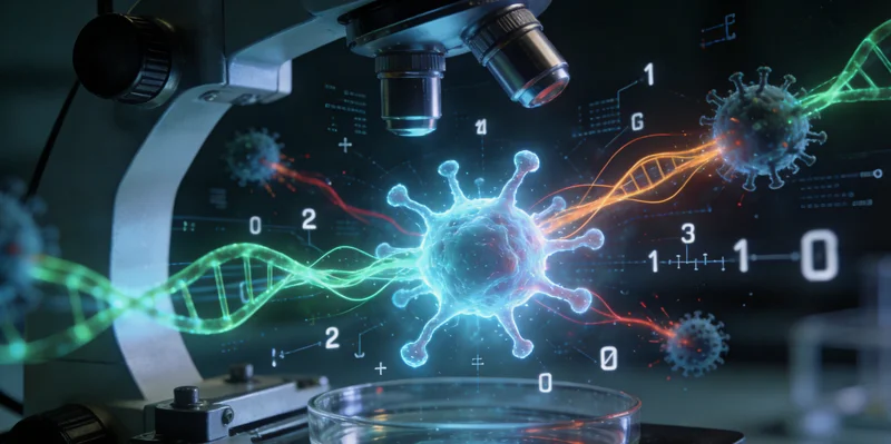 宁波基因检测实验室内部工作场景