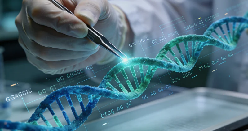 实验室技术人员进行耳聋伴鳃裂肾