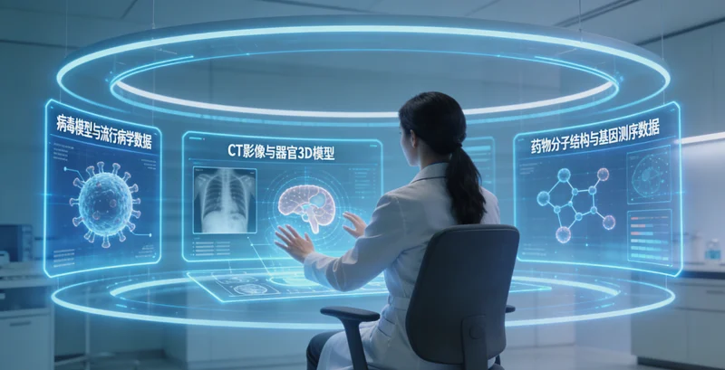 淮北儿童进行听力检查示意图