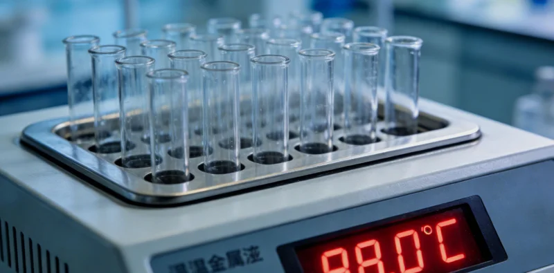 医护人员正在为患者轻柔地采集鼻