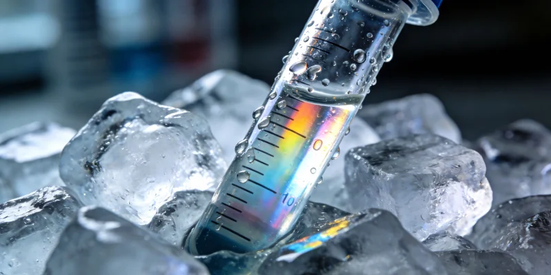 医护人员正在规范进行静脉血采集