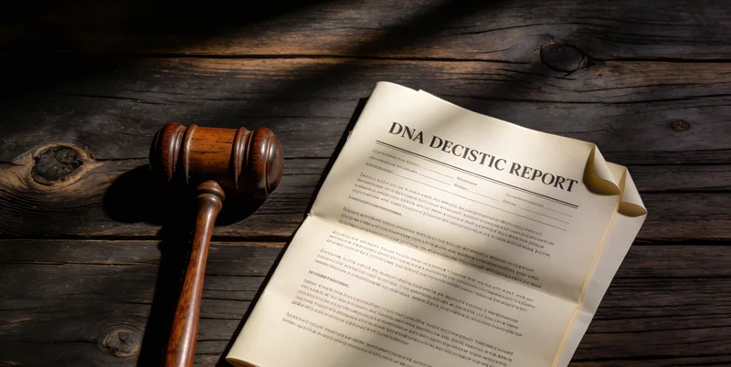 医生在诊室与患者沟通检查报告