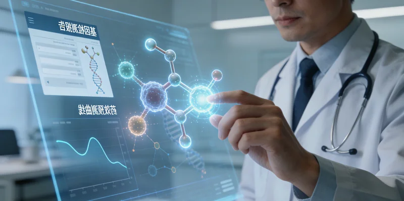 敖汉旗医生向患者解读基因检测报