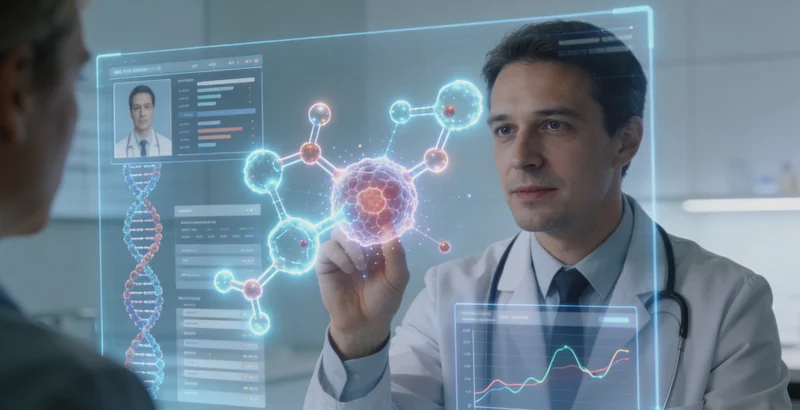 钦州家长与医生共同查看基因检测