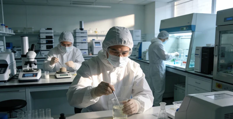 现代化基因测序实验室内部,技术