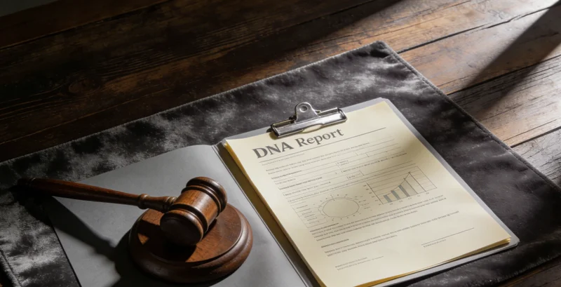 一位医生正在查看血培养报告，表