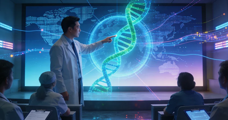 遗传咨询师在酒泉为家庭解读基因