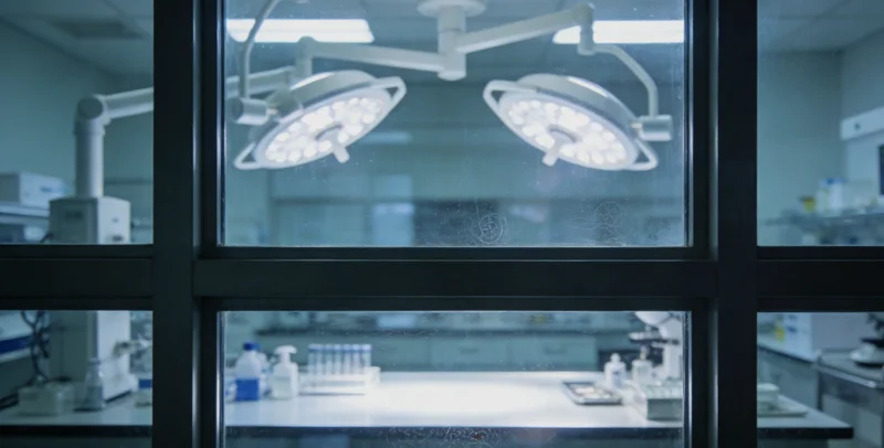 示意图：一位女性在查看HPV基