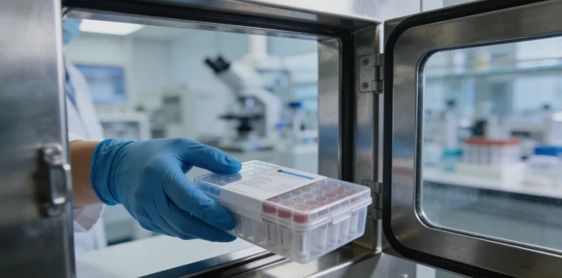 医生与患者家属坐在一起，共同查