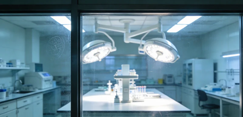 HPV基因检测原理示意图,展示