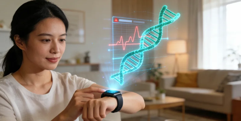 代表基因检测科学原理的DNA双