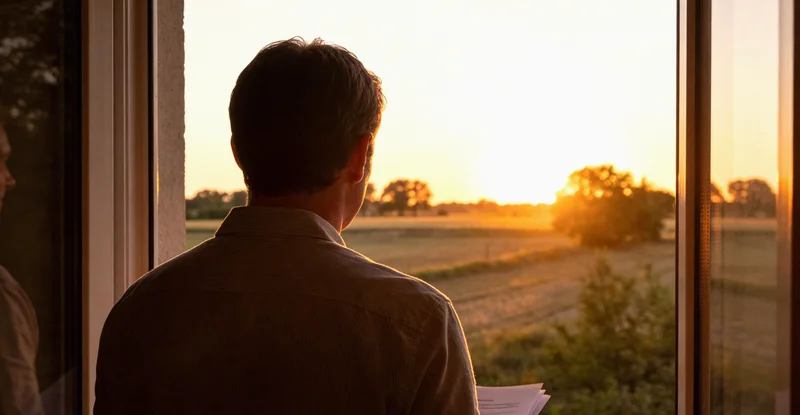 医生在诊室中,正指着灯箱上的肺