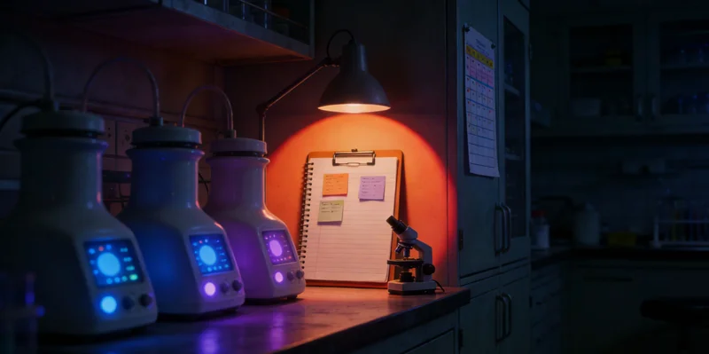 电子显微镜下显示的支原体形态，