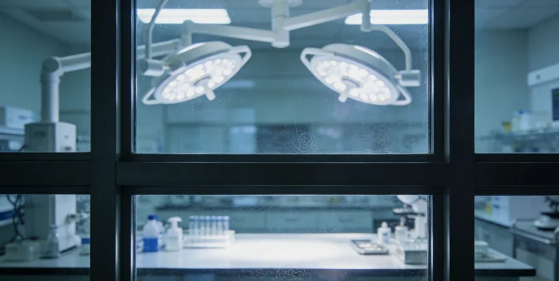 医生手持基因检测报告，与同行进