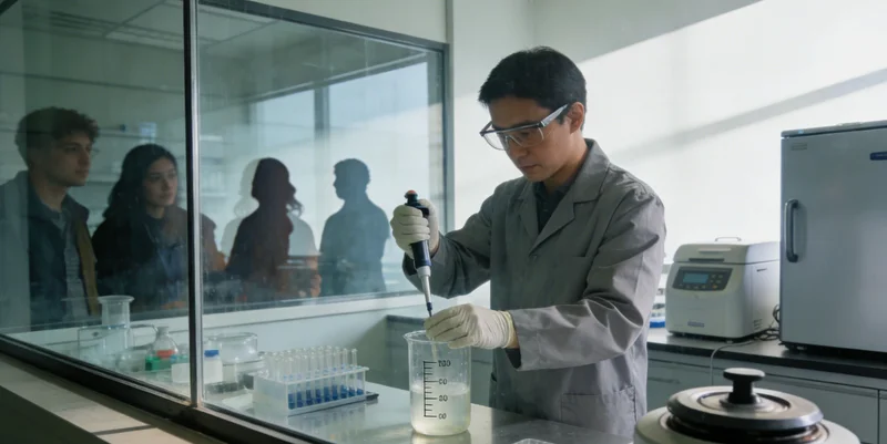 公立医院与专业检测机构环境对比