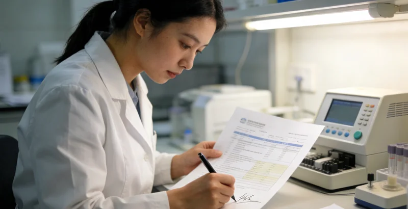 衢州基因检测报告解读示意图