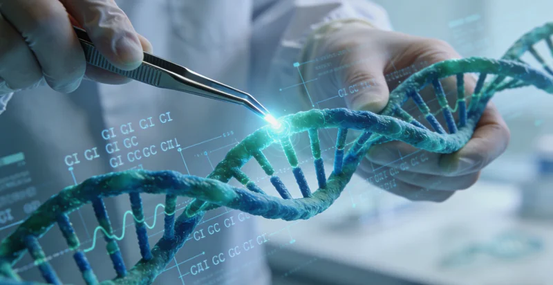 包头基因检测DNA双螺旋结构示