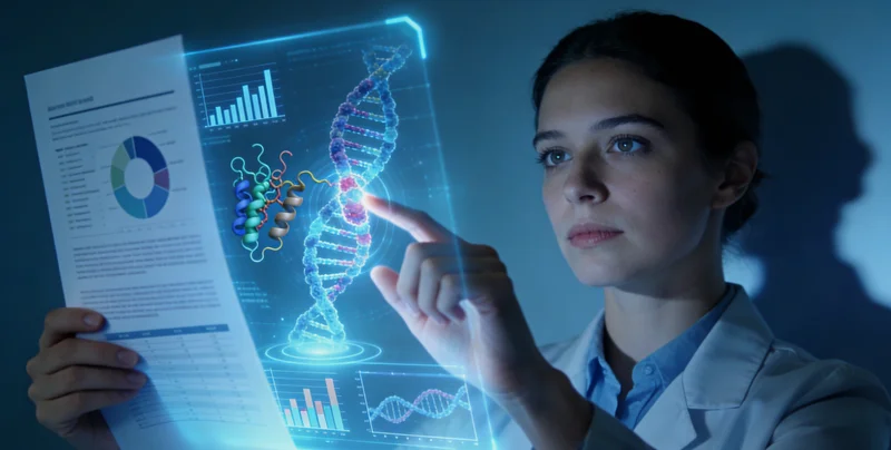 石家庄家庭共同查看并讨论基因检