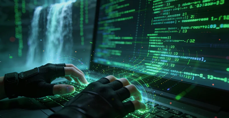 高科技基因测序仪正在运行分析的