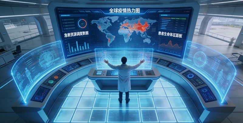 廊坊家庭在医生指导下共同查看基