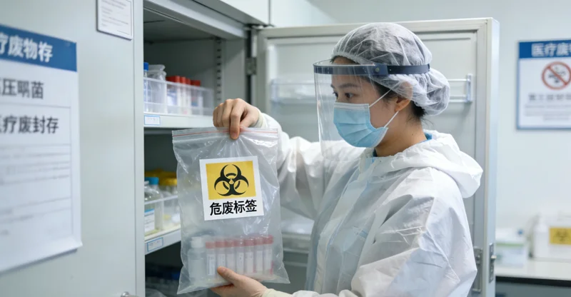 河源家庭与医生一起查看基因检测