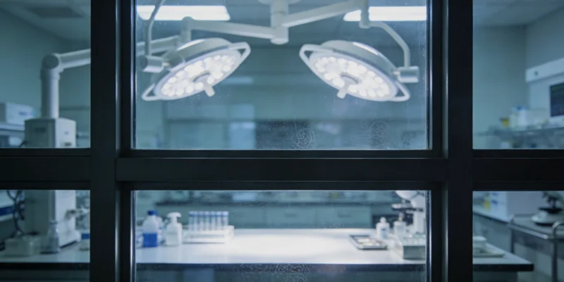 形象展示基因检测原理的科普插图