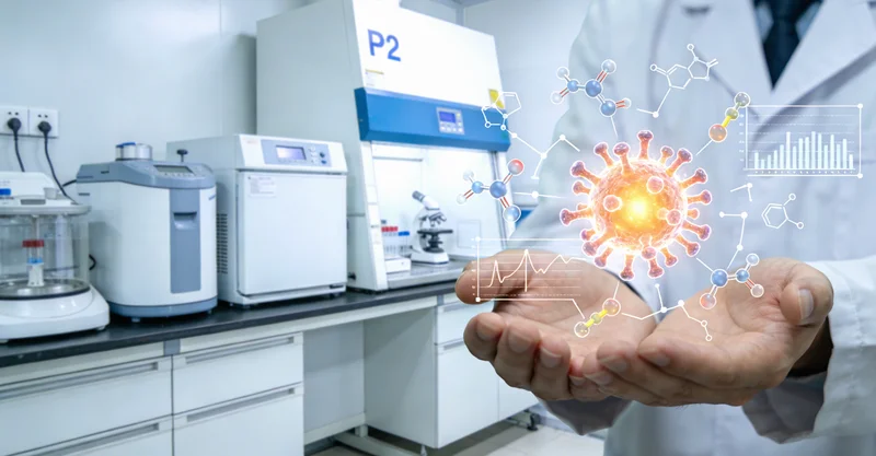 沈阳基因实验室科研人员进行测序