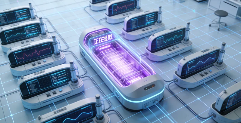 高端基因检测实验室进行DNA测