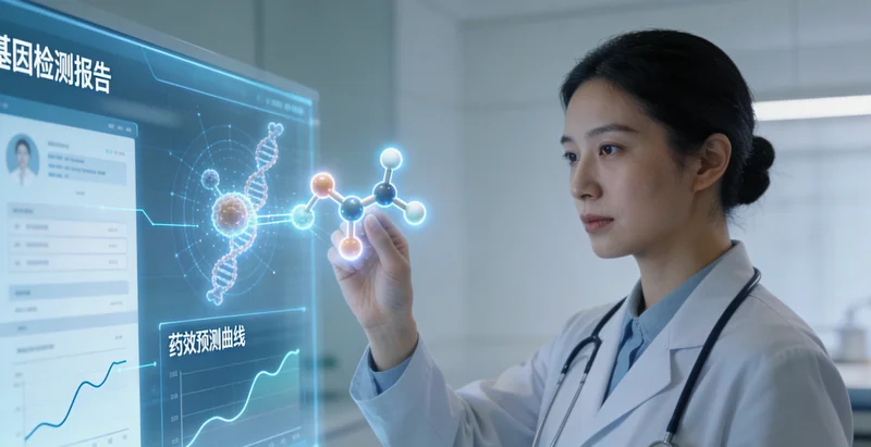 鹤宝基因检测报告与DNA双螺旋