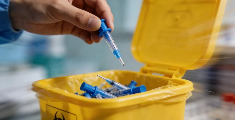 专业技术人员在PCR实验室内进