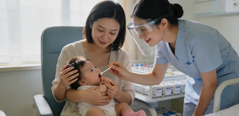 太原城市背景下的现代医院大楼,