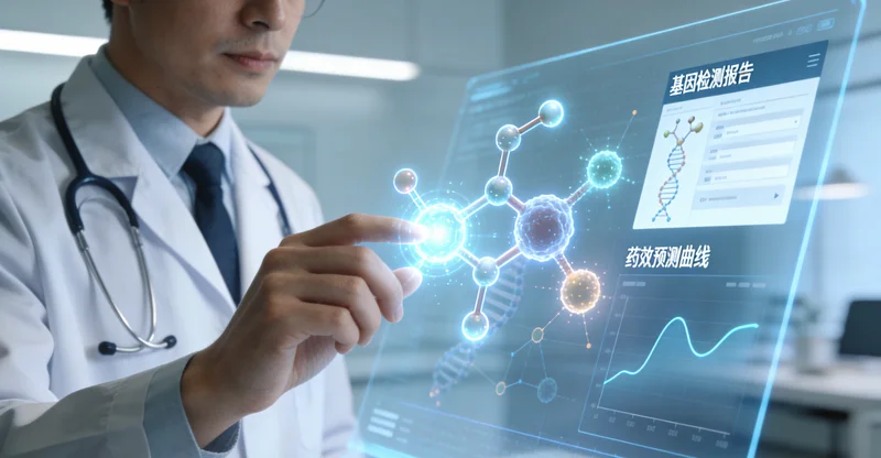 和田家庭共同查看基因检测报告并