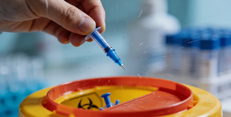 康复后的患者与家人在一起,表情