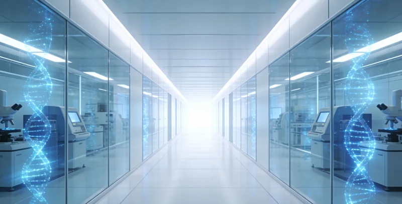 医生在病房与患者家属沟通检测报