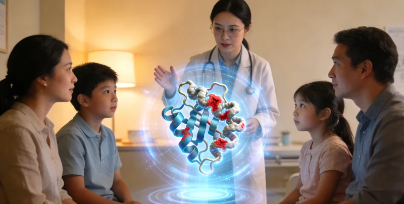 湘潭遗传咨询师向家庭讲解药物性