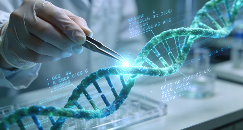 随州分子诊断实验室内的基因测序