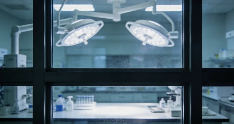 现代化基因检测实验室内部,展示