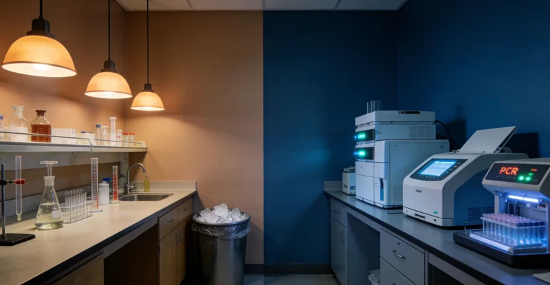 医生正在查看肺部影像片,画面旁