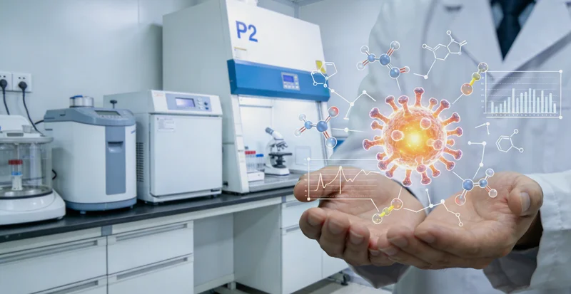 实验室技术人员进行COL4A5