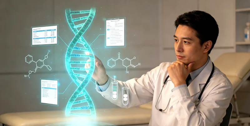 铜陵家庭与专业人员共同查看基因