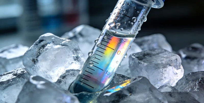 专业冷链运输箱正在运送医疗检测