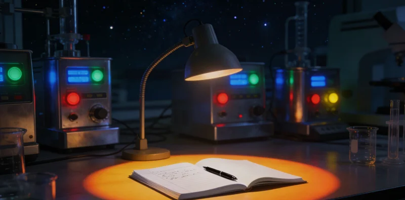 一位医生正在认真分析检测报告，