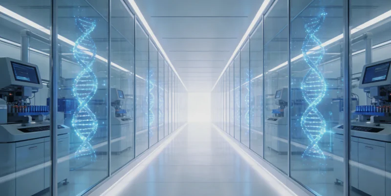 医生在办公室电脑屏幕上仔细审阅