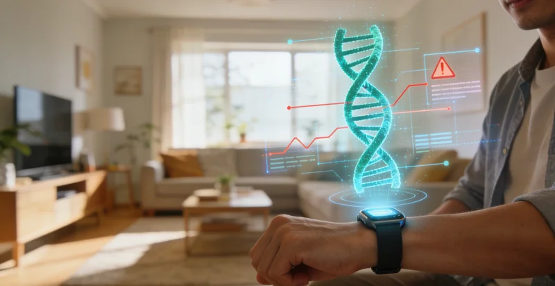 象征希望与选择的DNA双螺旋光