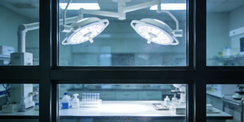 专业实验室内部,科研人员正在进