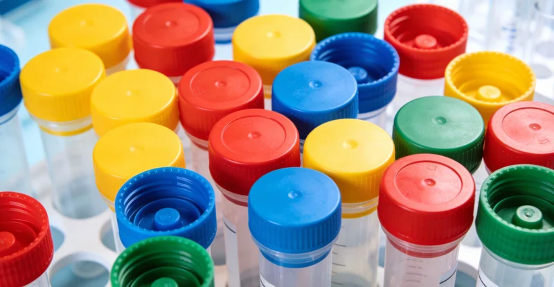 实验室内，专业人员正在生物安全