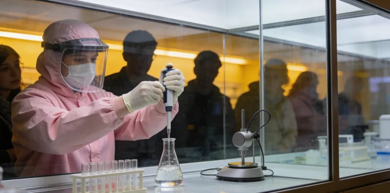 显微镜下隐球菌的典型形态，显示