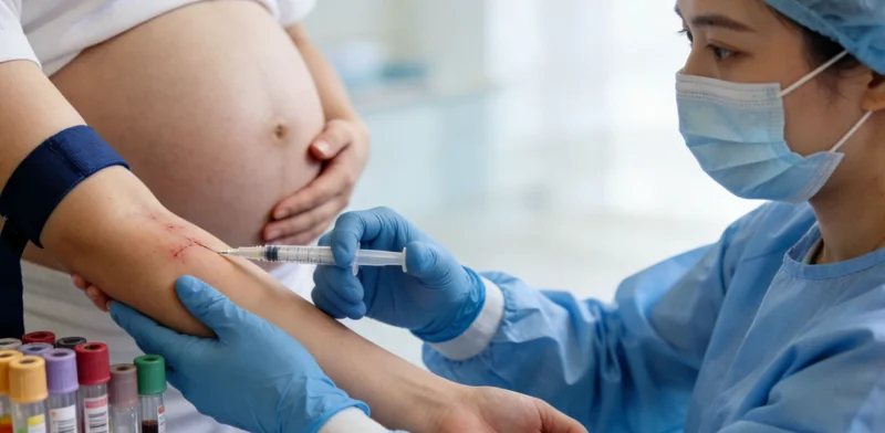 专业实验室技术人员在严谨操作精